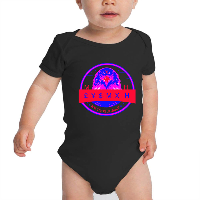 Pink Purple Eysmxh Baby Bodysuit by EYSMXH apparel | Artistshot