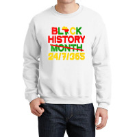 Womens Bhm 2023 Shirt Black History 365 Melanin Pr Crewneck Sweatshirt | Artistshot