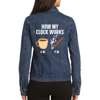 Funny Time For Shenanigans Squad St Patrick's Day Ladies Denim Jacket | Artistshot