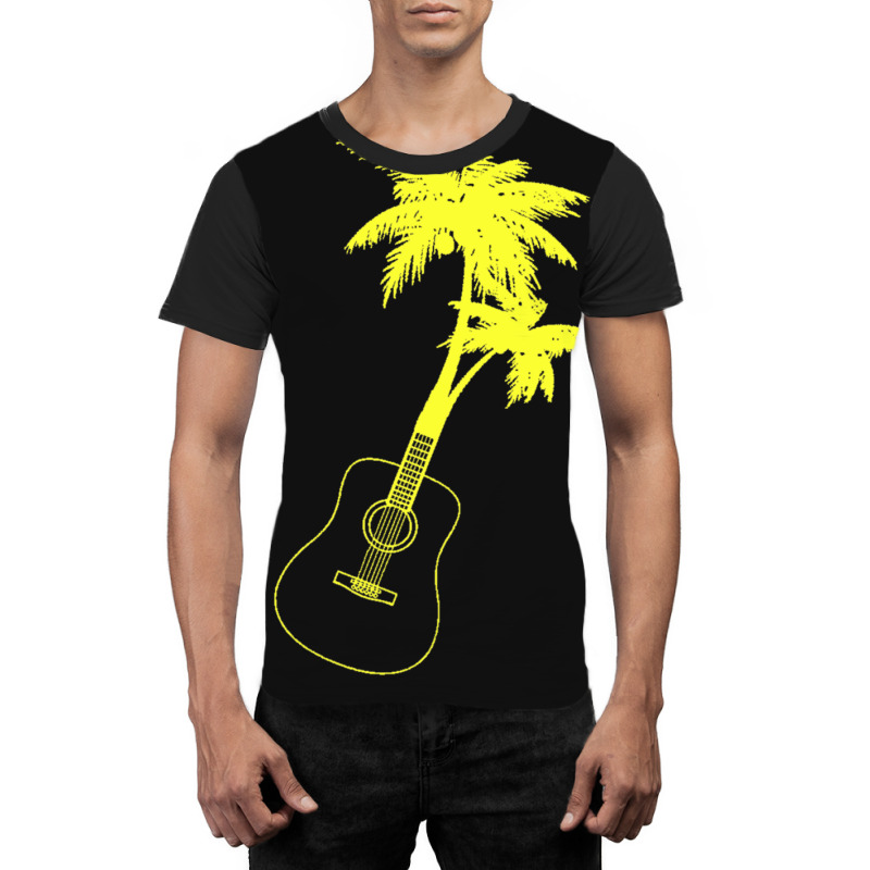 Guitar Palm Graphic T-shirt | Artistshot