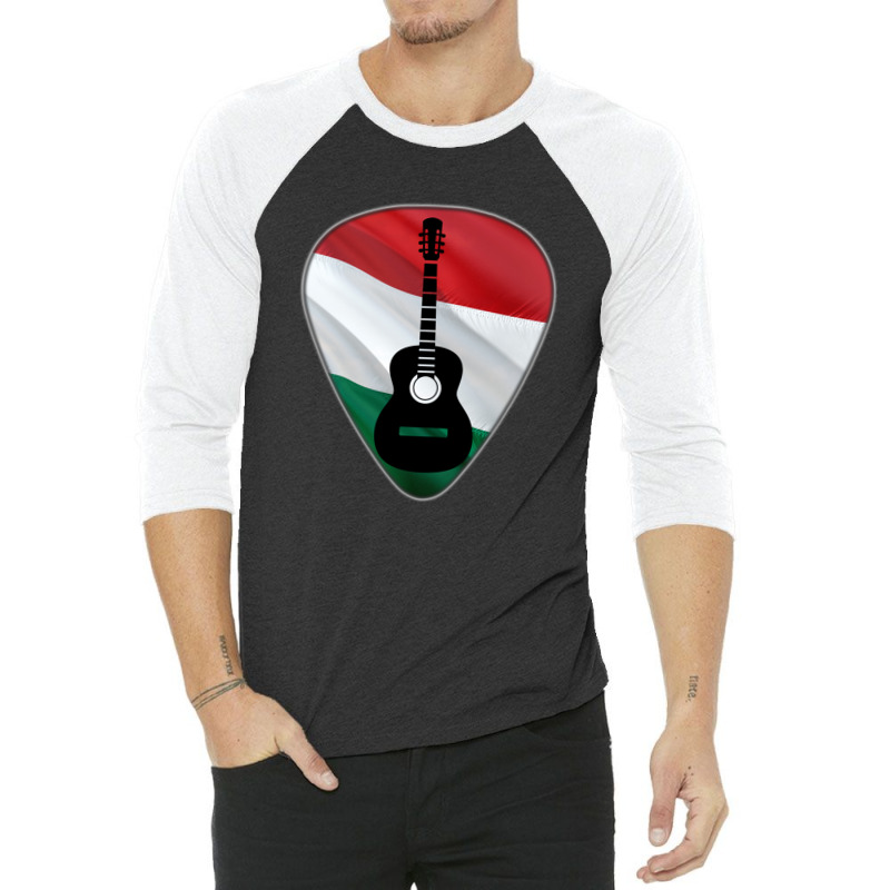 Guitar Pick Ireland 3/4 Sleeve Shirt | Artistshot