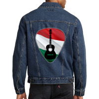 Guitar Pick Ireland Men Denim Jacket | Artistshot