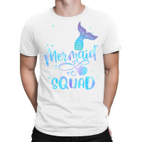 Mermaid Squad Cute Girls Birthday Squad Mermaid Ta T-shirt | Artistshot