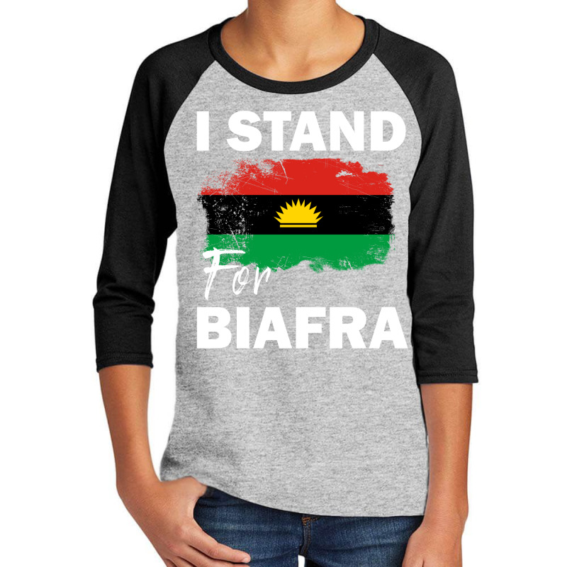 I Stand For Biafra Youth 3/4 Sleeve by cogentprint | Artistshot