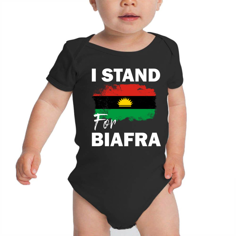 I Stand For Biafra Baby Bodysuit by cogentprint | Artistshot