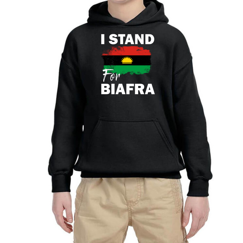 I Stand For Biafra Youth Hoodie by cogentprint | Artistshot