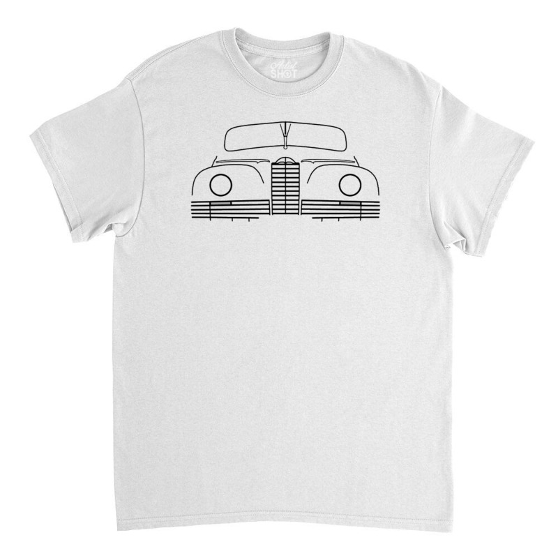 Packard Super Clipper 1940s Classic Car Black Outl Classic T-shirt by CaldwellNichols22 | Artistshot