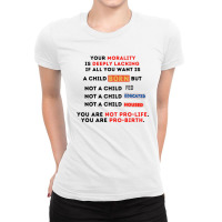 Question Your Morality Ladies Fitted T-shirt | Artistshot