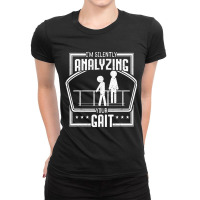 Physical Therapy Gait Analyzing Physiotherapy Ther Ladies Fitted T-shirt | Artistshot