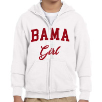 Bama Girl Alabama Pride Tshirt For Women And Kids Youth Zipper Hoodie | Artistshot