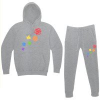 Polyhedral Dice Set Rainbow Tabletop Rpg Hoodie & Jogger Set | Artistshot