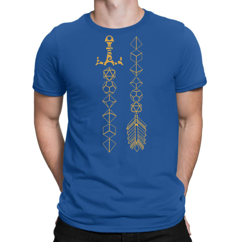 Polyhedral Dice Set Sword And Arrow Tabletop Rpg G T-Shirt by basaulajtonya | Artistshot