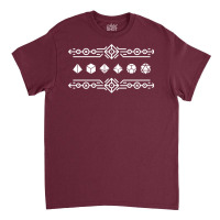 Ornamental Dice Set Of Warlock Tabletop Rpg Gaming Classic T-shirt | Artistshot