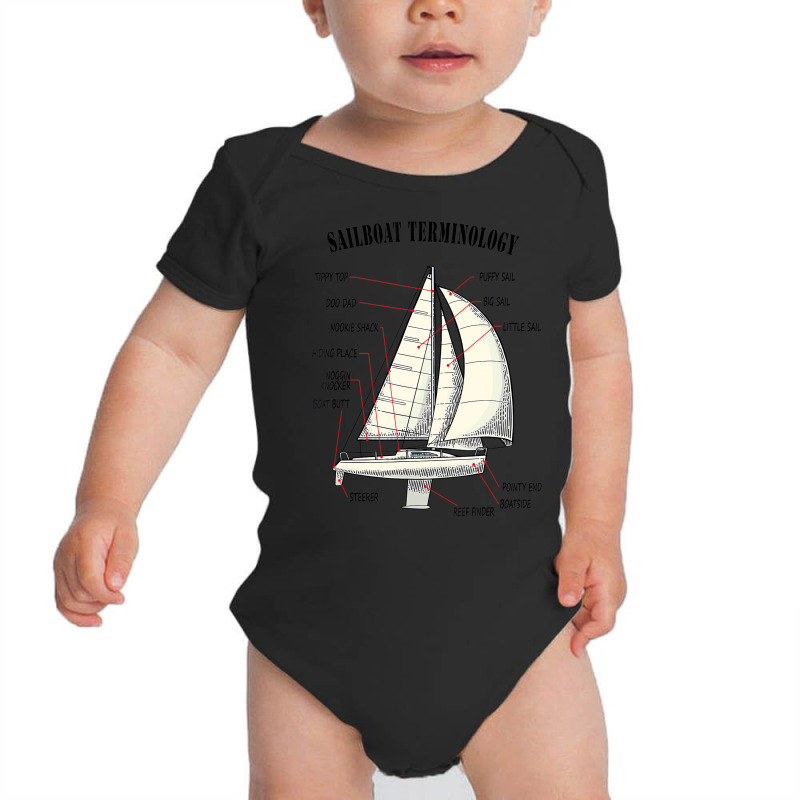 Funny And Completely Wrong Sailboat Terminology T Baby Bodysuit by wafaha | Artistshot