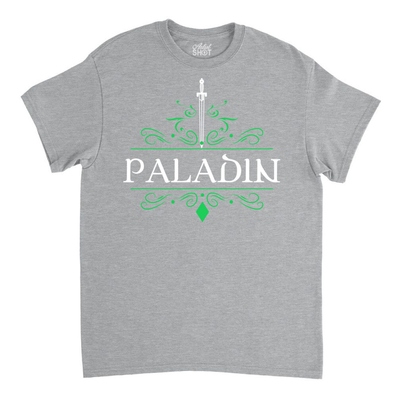 Paladin Character Class Tabletop Rpg Gaming   Role Classic T-shirt by tiemypanxav | Artistshot