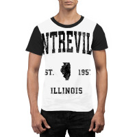 Centreville Michigan Mi Vintage Athletic Black Spo Graphic T-shirt | Artistshot