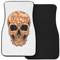 Drippin Melanin Skull Black History Month Blm Skel Front Car Mat | Artistshot