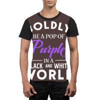 Purple Meeple Boldly Be A Pop Of Color Board Games Graphic T-shirt | Artistshot