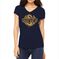 What Doesn't Kill You Gives You Xp Tabletop Rp Women's V-neck T-shirt | Artistshot