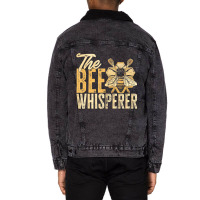 Beekeeping Funny The Bee Whisperer Honey Bees T Sh Unisex Sherpa-lined Denim Jacket | Artistshot