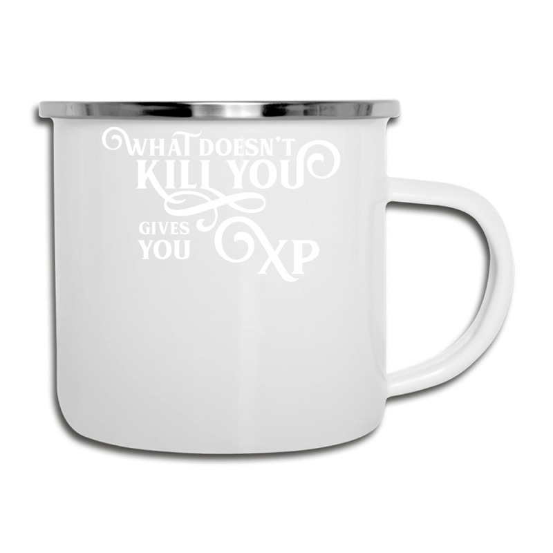 What Doesn't Kill You Gives You Xp Retro Gamer Camper Cup | Artistshot