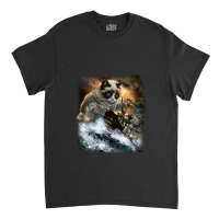 Persian Kraken Cat Attacking Ship Gifts Classic T-shirt | Artistshot