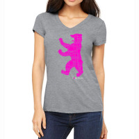 Berlin Design   Berlin Bear   I Love Berlin T Shir Women's V-neck T-shirt | Artistshot