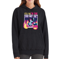 It's Fine, I'm Fine. Everything's Fine. Gag Unicor Vintage Hoodie | Artistshot