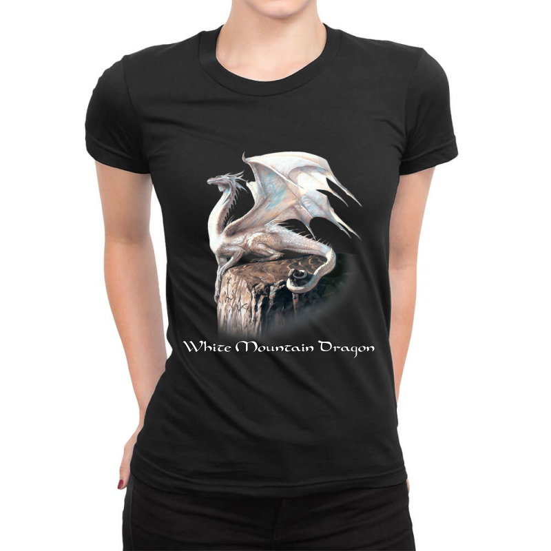 Dragon 1 Ladies Fitted T-Shirt by spreesgomez | Artistshot