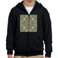 Tribal Vintage Ethnic Seamless Pattern Navajo Geometric Multicolor Sum Youth Zipper Hoodie | Artistshot