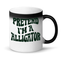 Pretend I'm A Alligator Funny Lazy Halloween Costu Magic Mug | Artistshot