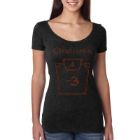 4 Charisma Outline Women's Triblend Scoop T-shirt | Artistshot