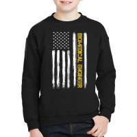 Biomedical Engineer American Flag Engineering Grad Youth Sweatshirt | Artistshot