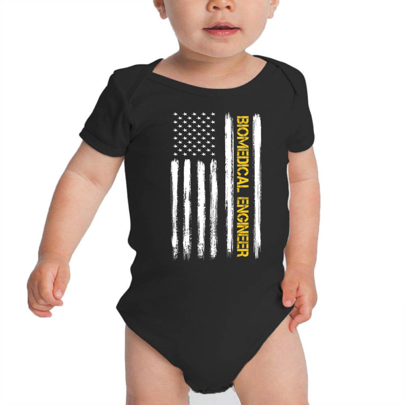 Biomedical Engineer American Flag Engineering Grad Baby Bodysuit by holden | Artistshot