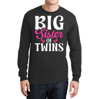 Big Sister Of Twins Sister T Shirt Long Sleeve Shirts | Artistshot