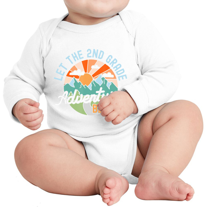 Back To School Gift Let The Second Grade Adventure Long Sleeve Baby Bodysuit | Artistshot