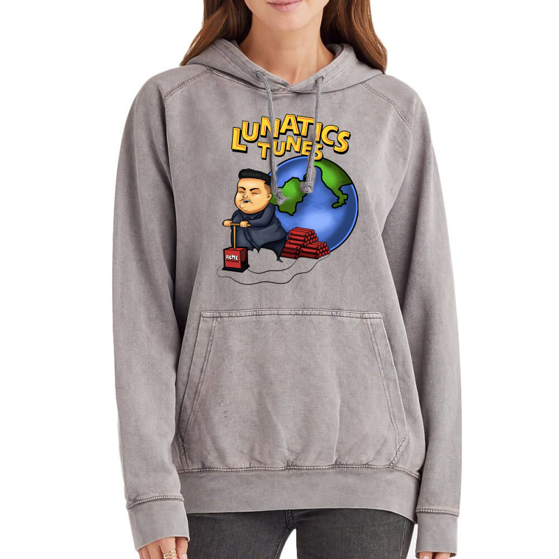 Lunatics Tunes  45 Vintage Hoodie by dillietonrey4 | Artistshot