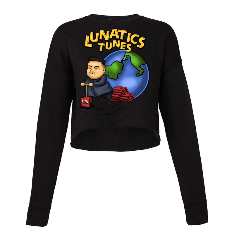 Lunatics Tunes  50 Cropped Sweater by dillietonrey4 | Artistshot