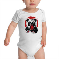 Angry Panda Baby Bodysuit | Artistshot