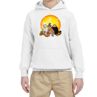 Boo Halloween Sloth With Pumpkin Funny Halloween C Youth Hoodie | Artistshot