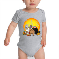 Boo Halloween Sloth With Pumpkin Funny Halloween C Baby Bodysuit | Artistshot