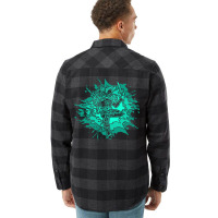 Bluegreen Simic Mage   Planeswalker Oko Thief Of C Flannel Shirt | Artistshot