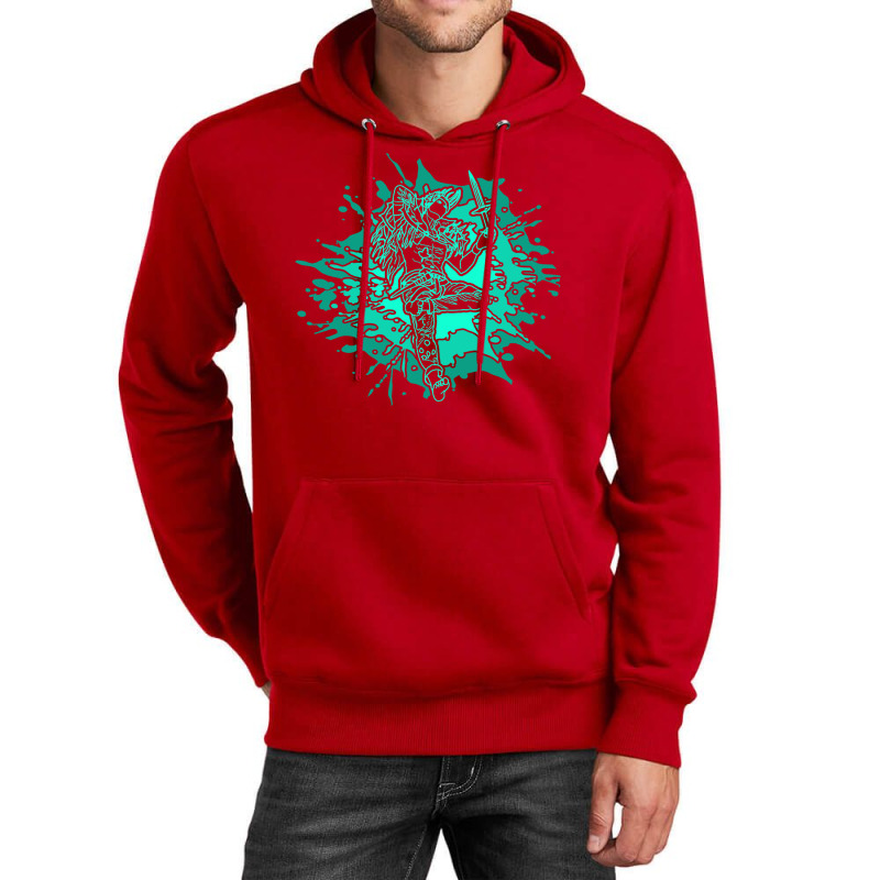 Bluegreen Simic Mage   Planeswalker Oko Thief Of C Unisex Hoodie by wronazeinerl | Artistshot