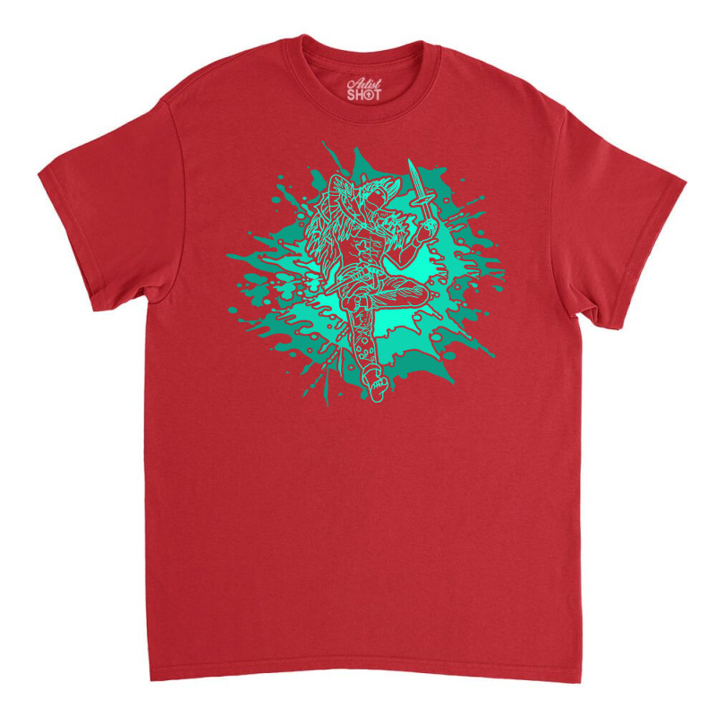 Bluegreen Simic Mage   Planeswalker Oko Thief Of C Classic T-shirt by wronazeinerl | Artistshot