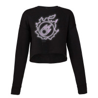 Final Fantasy Xiv   Black Mage Neon Cropped Sweater | Artistshot