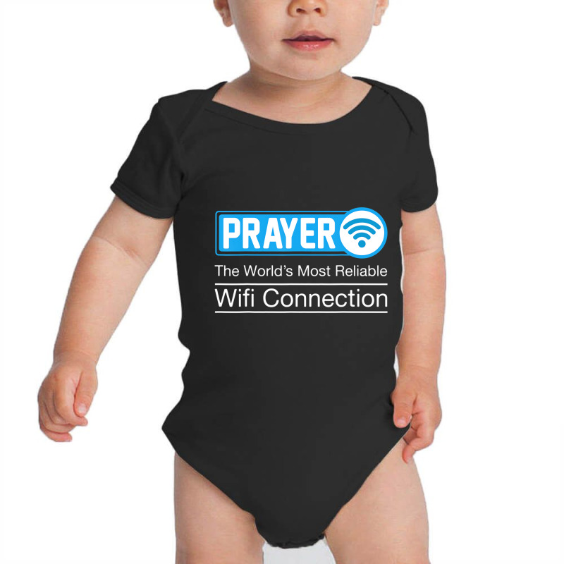 Funny Prayer Christian Catholic Faith Pastor Wifi Baby Bodysuit by mauthe | Artistshot