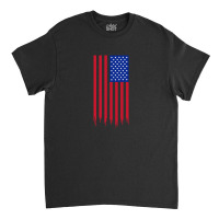 American Flag And The Blood Of Freedom Classic T-shirt | Artistshot