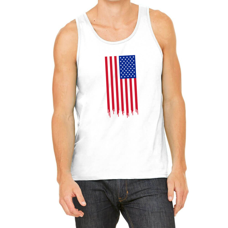 American Flag And The Blood Of Freedom Tank Top by Alamy | Artistshot