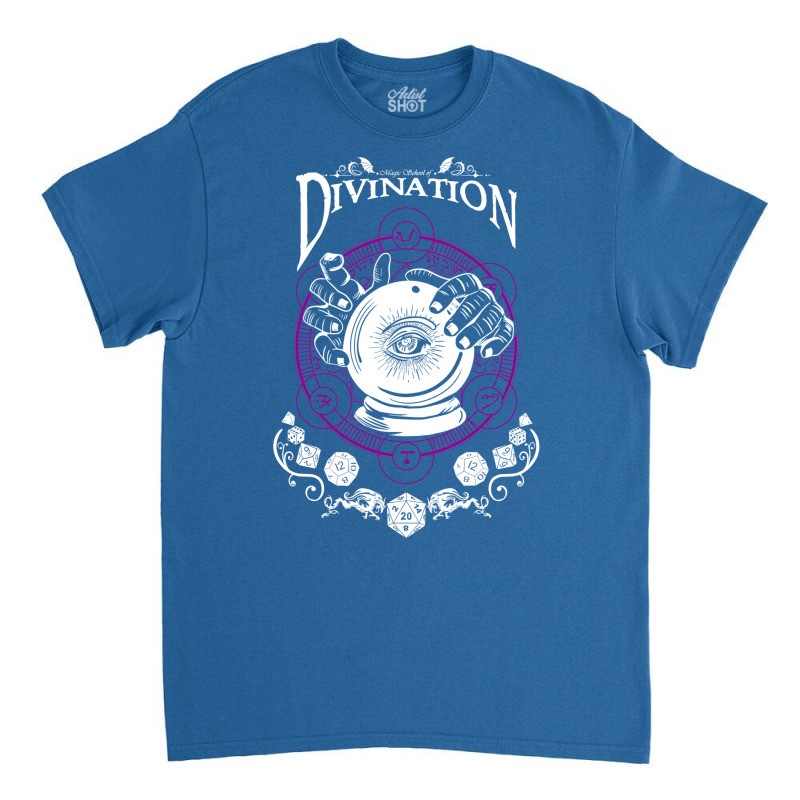 Divination   Rpg Magic School Series  White Classic T-shirt by zamitcaeme | Artistshot