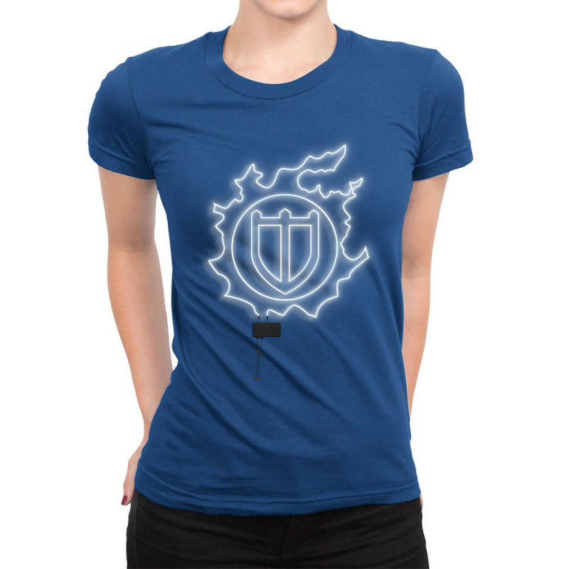 Final Fantasy Xiv   Paladin Pld Neon Ladies Fitted T-Shirt by kinellashkerk | Artistshot